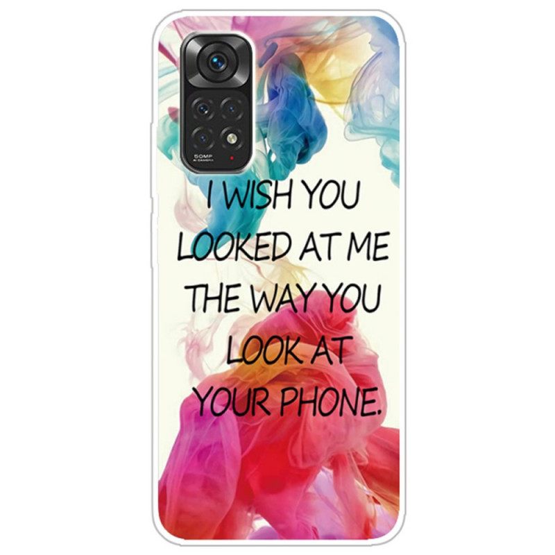 θηκη κινητου Xiaomi Redmi Note 11 / 11S Μακάρι Να Με Κοιτούσες