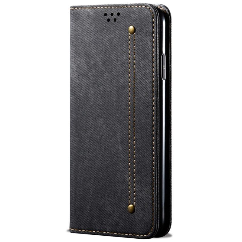 θηκη κινητου Xiaomi Redmi Note 11 / 11S Θήκη Flip Τζιν Ύφασμα