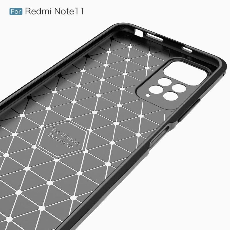 Θήκη Xiaomi Redmi Note 11 / 11S Βουρτσισμένη Ίνα Άνθρακα