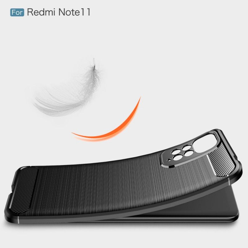 Θήκη Xiaomi Redmi Note 11 / 11S Βουρτσισμένη Ίνα Άνθρακα