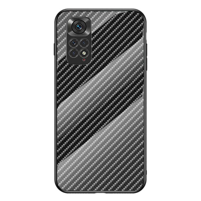 Θήκη Xiaomi Redmi Note 11 / 11S Γυαλί Με Ανθρακονήματα