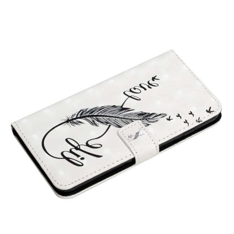 Κάλυμμα Samsung Galaxy S22 Plus 5G Feather Life And Love