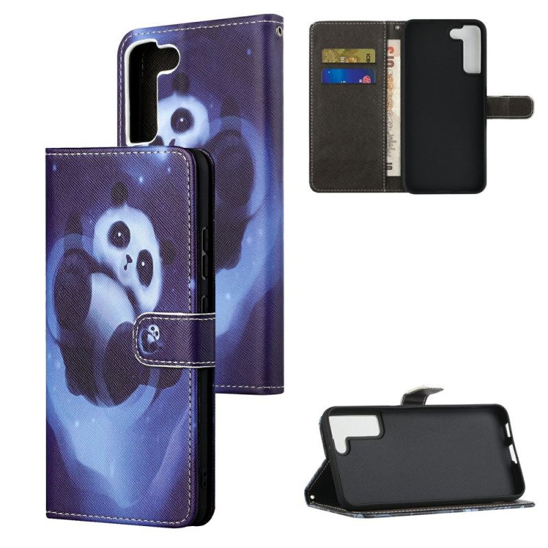 Κάλυμμα Samsung Galaxy S22 Plus 5G με κορδονι Panda Space Strap