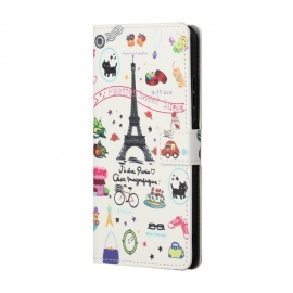 Θήκη Flip Samsung Galaxy S22 Plus 5G Λατρεύω Το Παρίσι