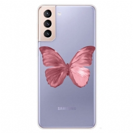 θηκη κινητου Samsung Galaxy S22 Plus 5G Ροζ Σωλήνας Πεταλούδας