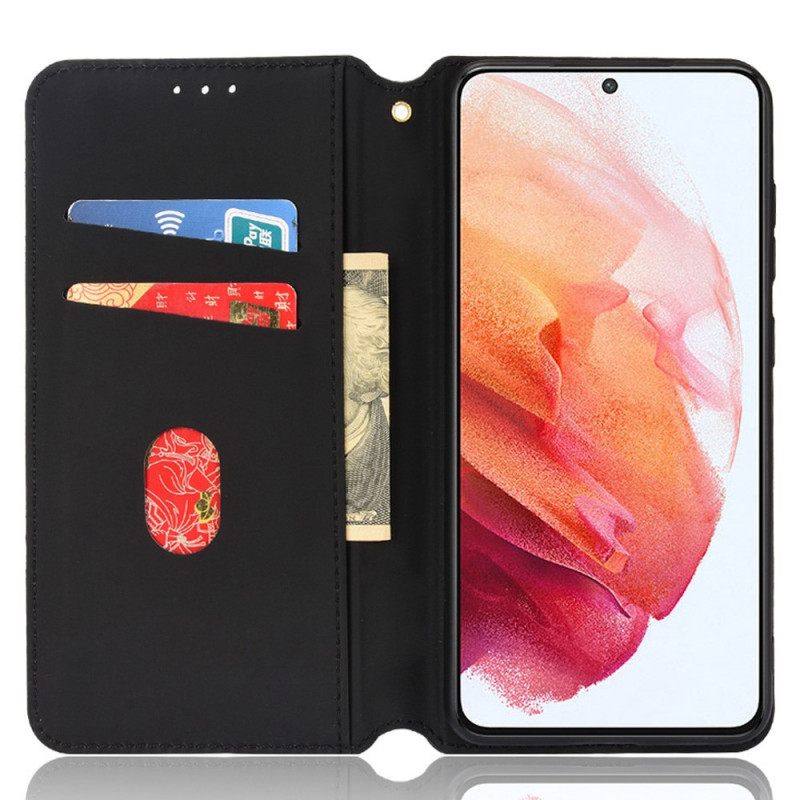 θηκη κινητου Samsung Galaxy S22 Plus 5G Θήκη Flip Διαμαντένιο Δερμάτινο Εφέ