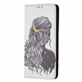 θηκη κινητου Samsung Galaxy S22 Plus 5G Θήκη Flip Όμορφα Μαλλιά