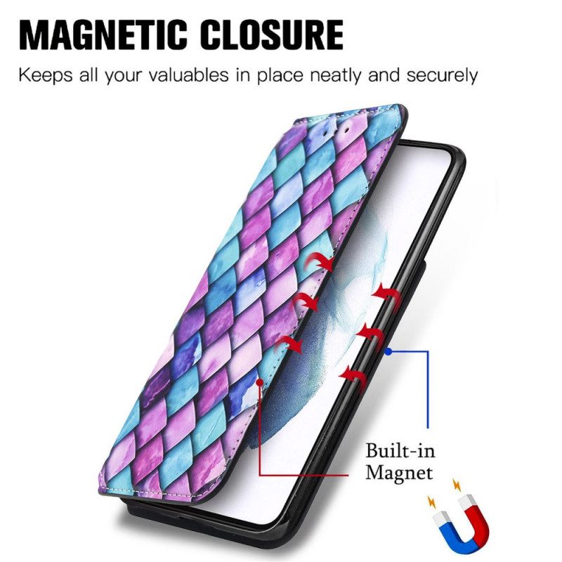 θηκη κινητου Samsung Galaxy S22 Plus 5G Θήκη Flip Σχεδιασμός Caseneo Rfid