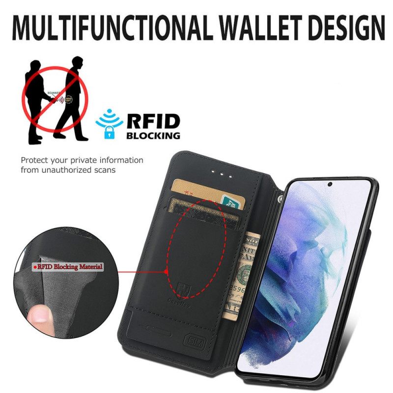 θηκη κινητου Samsung Galaxy S22 Plus 5G Θήκη Flip Σχεδιασμός Caseneo Rfid