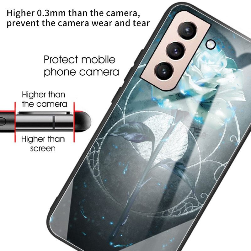 Θήκη Samsung Galaxy S22 Plus 5G Ροζ Πράσινο Tempered Glass