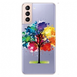 Θήκη Samsung Galaxy S22 Plus 5G Χωρίς Ραφή Ακουαρέλα Δέντρο