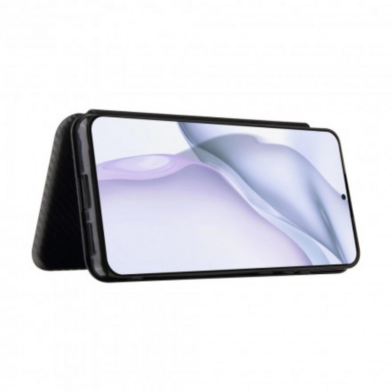 θηκη κινητου Huawei P50 Pro Θήκη Flip Ίνα Άνθρακα