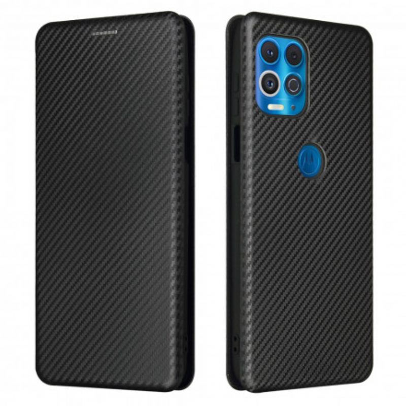 θηκη κινητου Moto G100 Θήκη Flip Άνθρακας Σιλικόνης