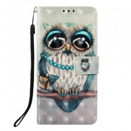 Κάλυμμα Samsung Galaxy A9 με κορδονι Miss Strappy Owl