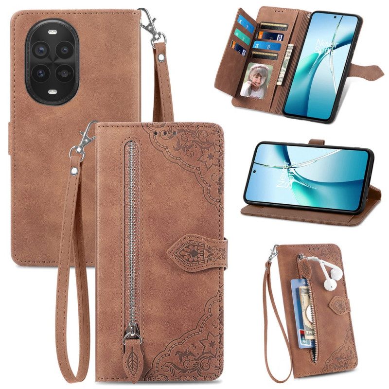 Δερματινη Θηκη Huawei Nova 13 Pro Δαντελένιο Στάμπα Σιλικόνης