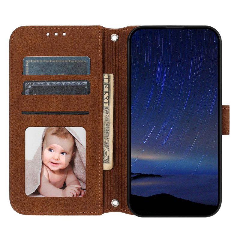 Δερματινη Θηκη Huawei Nova 13 Pro Διπλό Frieze Σιλικόνης