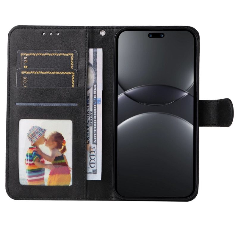 Δερματινη Θηκη Huawei Nova 13 Pro Λουράκι Με Δερματίνη Σιλικόνης