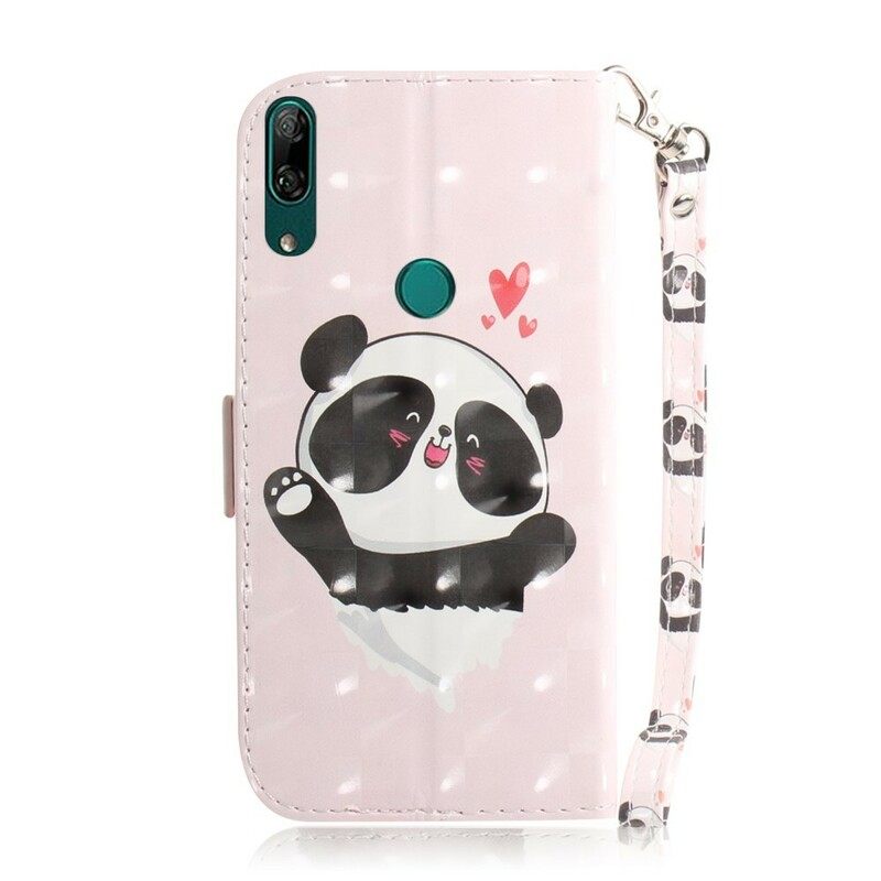 Κάλυμμα Huawei P Smart Z / Honor 9X με κορδονι Panda Love Strap