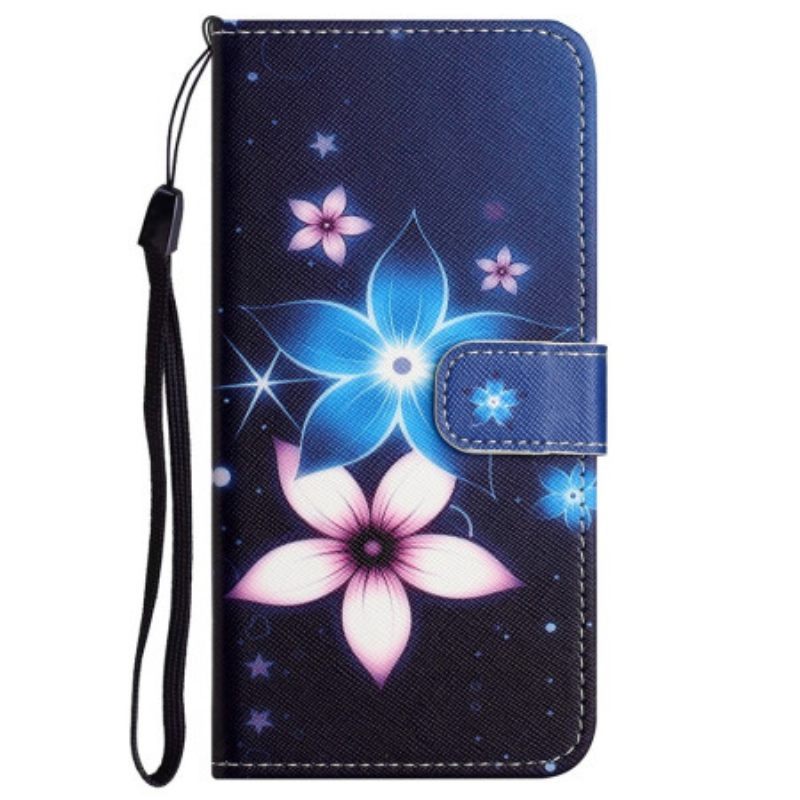 Κάλυμμα Xiaomi Redmi Note 12 4G με κορδονι Λουλούδια Lunar Strap