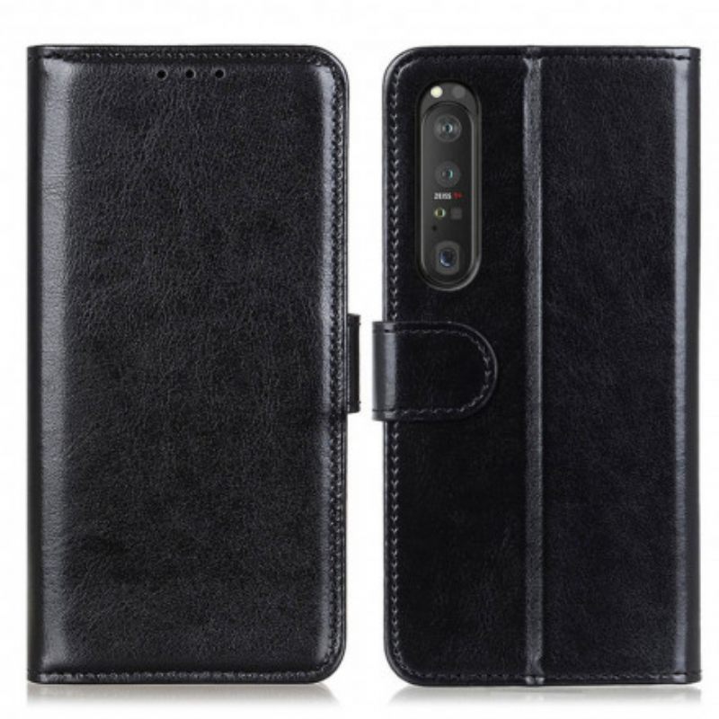 δερματινη θηκη Sony Xperia 1 III Φινετσάτο Ψεύτικο Δέρμα