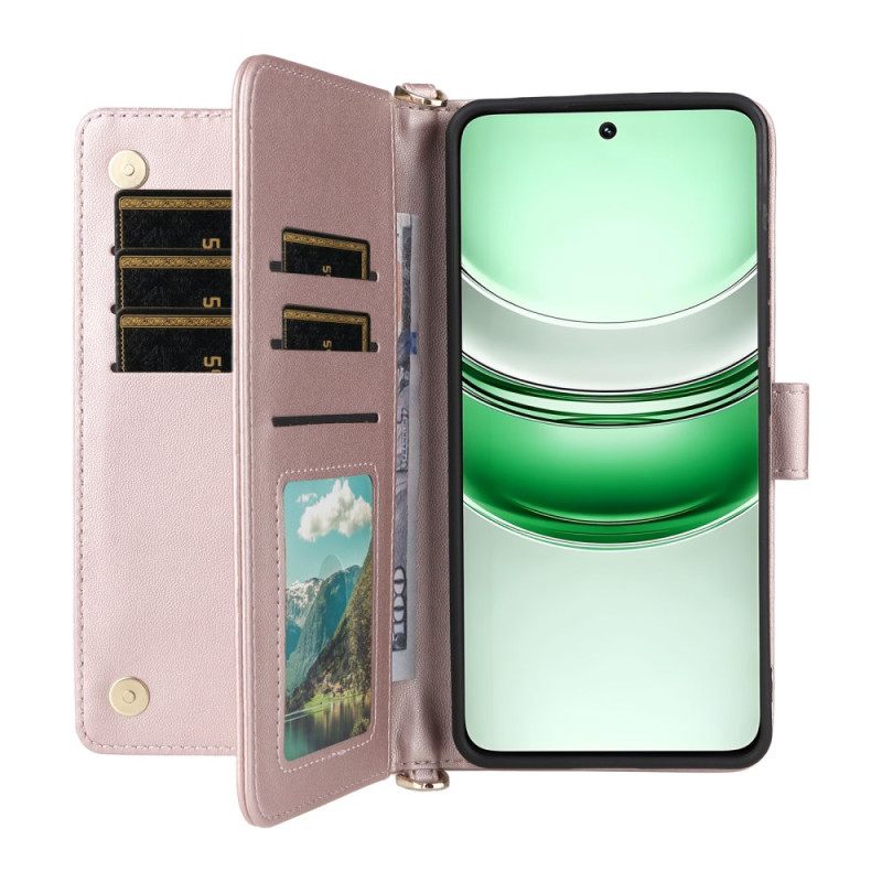 Δερματινη Θηκη Realme 14x 5g Καπιτονέ Με Λουράκι Και Ώμο