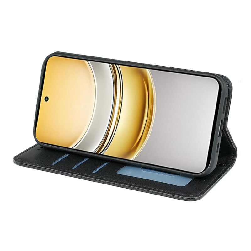 Δερματινη Θηκη Realme 14x 5g Καρό Λουράκι