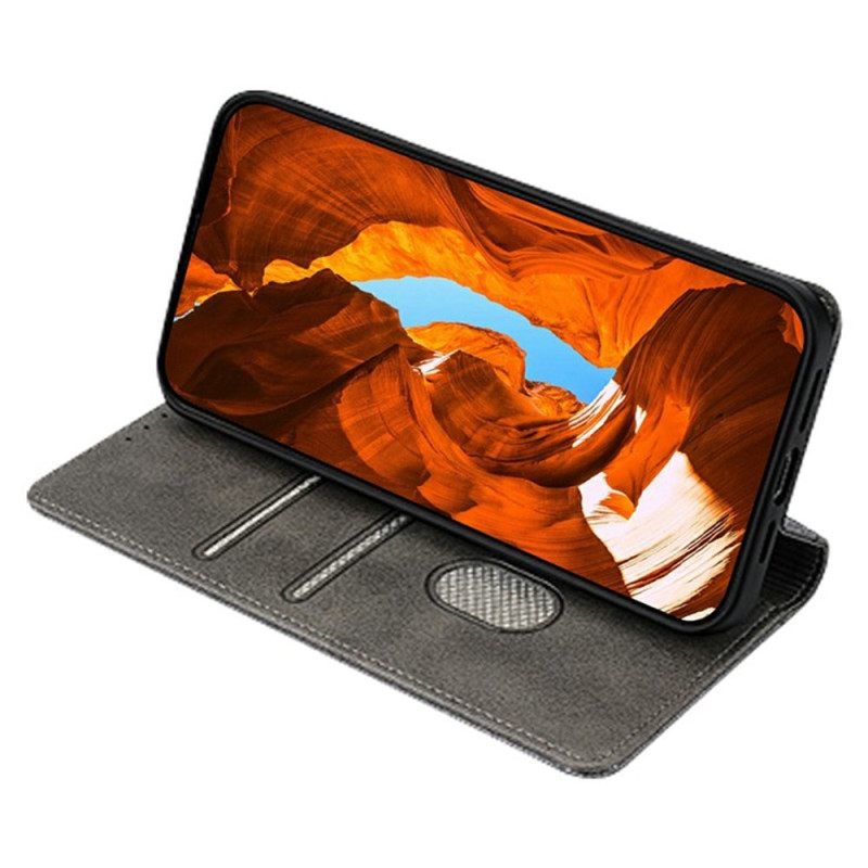 Δερματινη Θηκη Realme 14x 5g Κυματοειδές Κάλυμμα Προστασίας Rfid Σιλικόνης