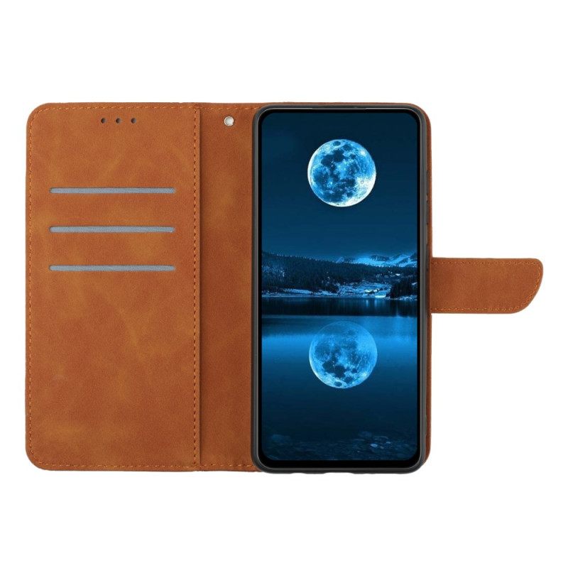 Δερματινη Θηκη Realme 14x 5g Ρίγες Και Σχέδια