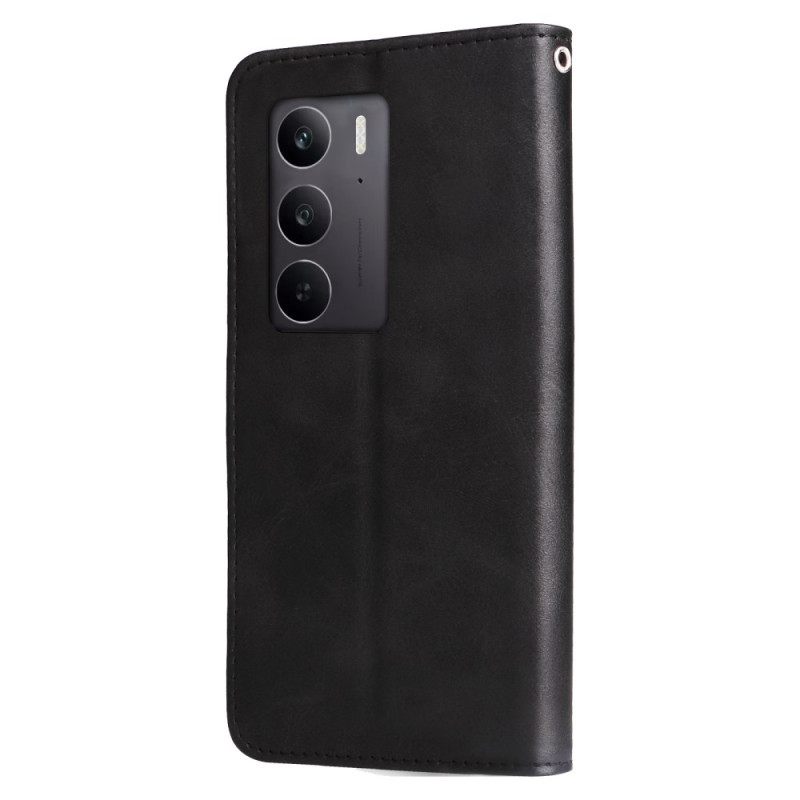 Δερματινη Θηκη Realme 14x 5g Τσάντα Με Φερμουάρ