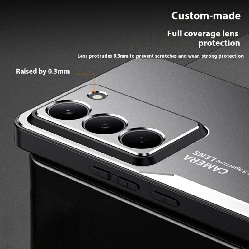 Κάλυμμα Realme 14x 5g Μεταλλικό Εφέ Σιλικόνης