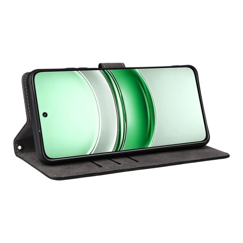 Θηκη Κινητου Realme 14x 5g Προστασία Rfid Από Δέρμα Συνθετικού Δέρματος Δέρμα