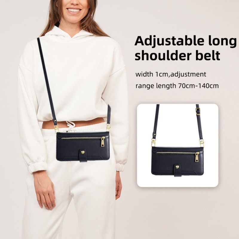 Θηκη Κινητου Realme 14x 5g Θήκες Κινητών Πορτοφόλι Με Δύο Ιμάντες Και Φερμουάρ