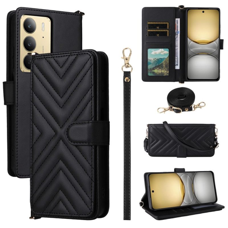 Θηκη Κινητου Realme 14x 5g Θήκες Κινητών Premium Design Με Λουράκι Και Ώμο