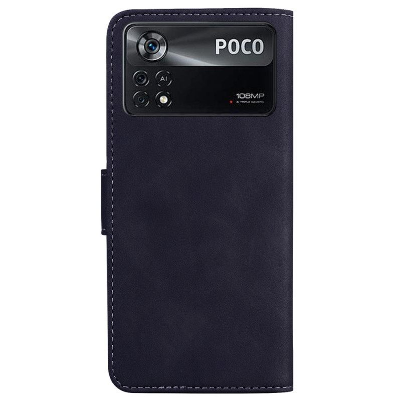 δερματινη θηκη Poco X4 Pro 5G Εκτύπωση Πεταλούδας