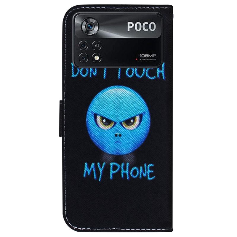 Κάλυμμα Poco X4 Pro 5G Emoji Μην Αγγίζετε Το Τηλέφωνό Μου