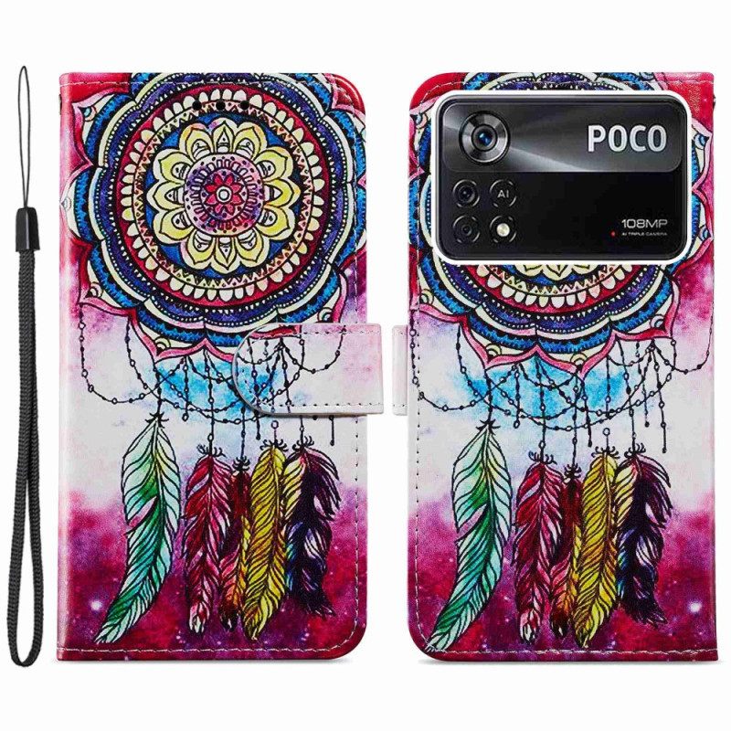 Κάλυμμα Poco X4 Pro 5G με κορδονι Strap Dreamcatcher