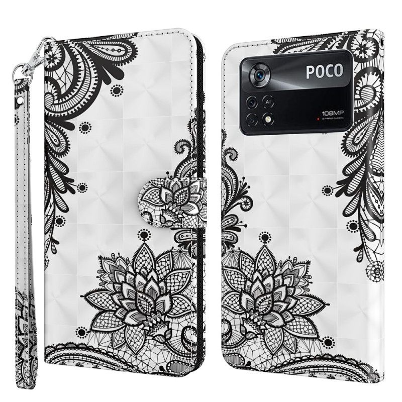 Κάλυμμα Poco X4 Pro 5G με κορδονι Strappy Lace