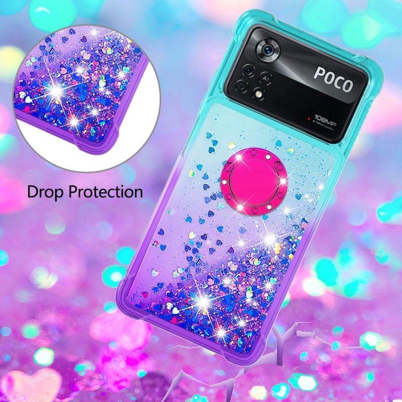 θηκη κινητου Poco X4 Pro 5G Glitter Ring-support