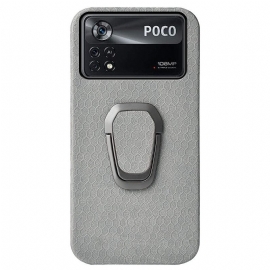 θηκη κινητου Poco X4 Pro 5G Υφή Κηρήθρας Με Υποστήριξη