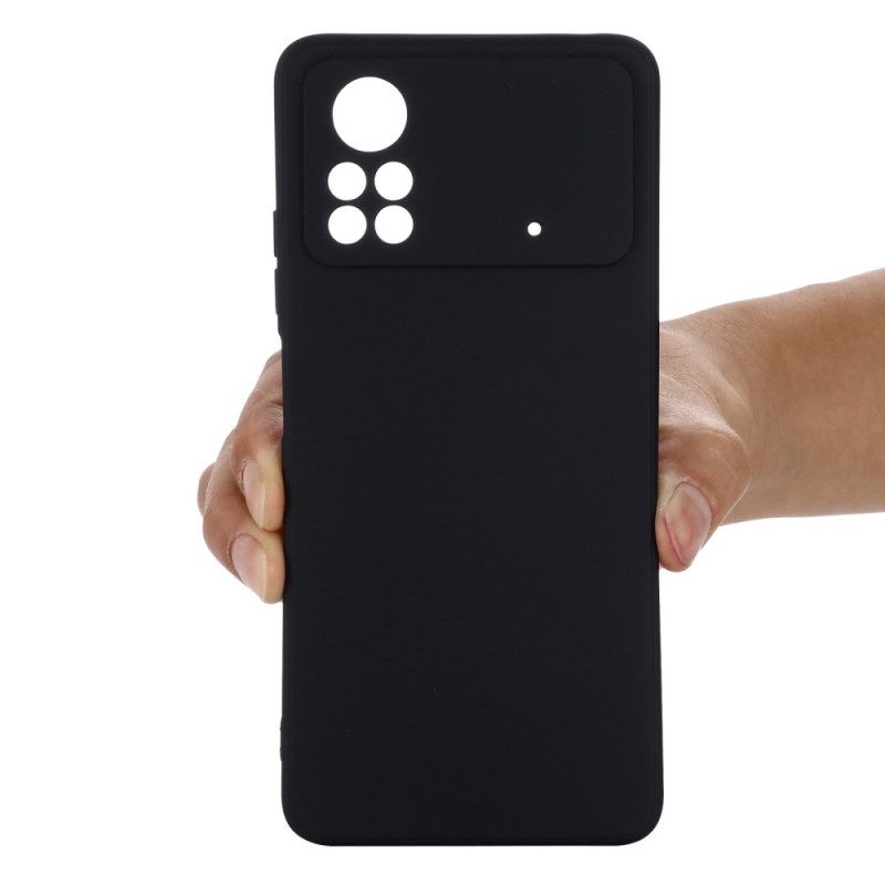 Θήκη Poco X4 Pro 5G με κορδονι Λουράκι Υγρής Σιλικόνης