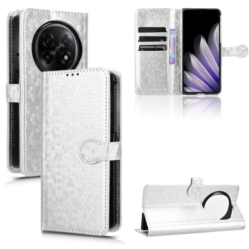 Δερματινη Θηκη Oppo Find N5 Κουκκίδες Με Γκλίτερ