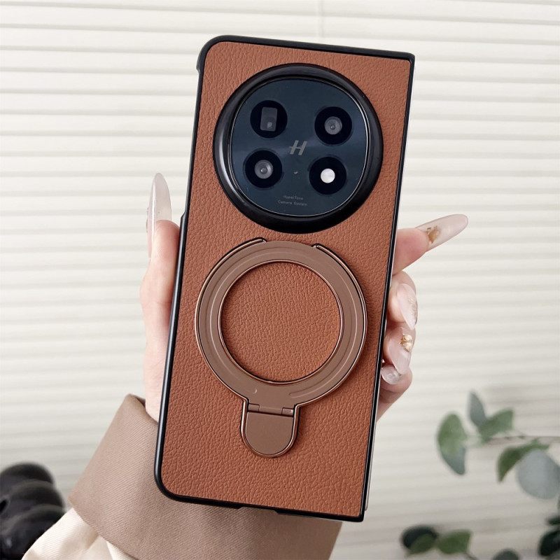 Κάλυμμα Oppo Find N5 Δαχτυλίδι Τεχνητό Δέρμα Βάση Στήριξης