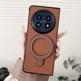 Κάλυμμα Oppo Find N5 Δαχτυλίδι Τεχνητό Δέρμα Βάση Στήριξης