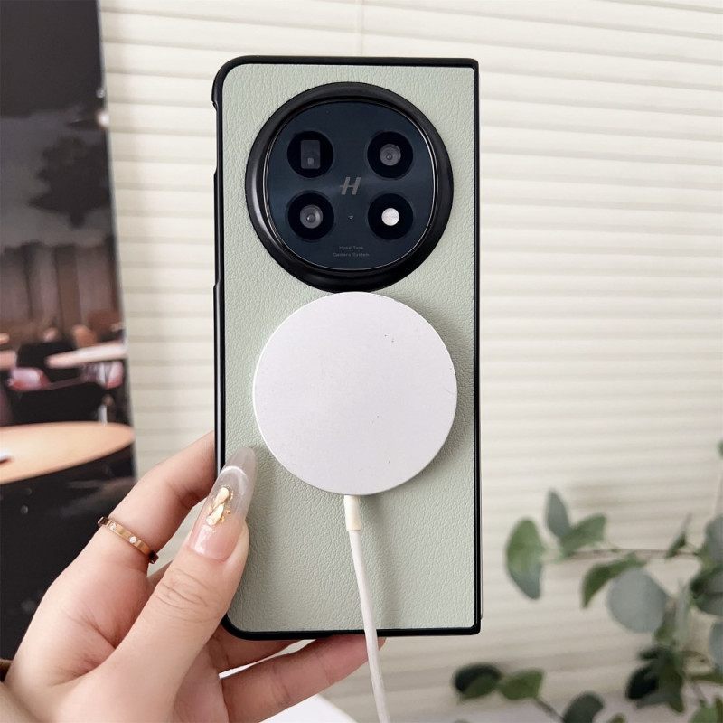 Κάλυμμα Oppo Find N5 Δερμάτινο Εφέ Συμβατό Με Magsafe