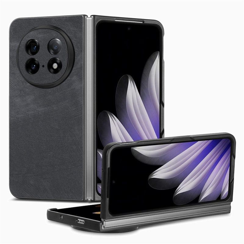 Κάλυμμα Oppo Find N5 Ρετρό Δέρμα Σιλικόνης