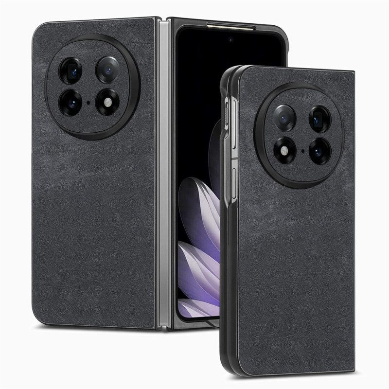 Κάλυμμα Oppo Find N5 Ρετρό Δέρμα Σιλικόνης