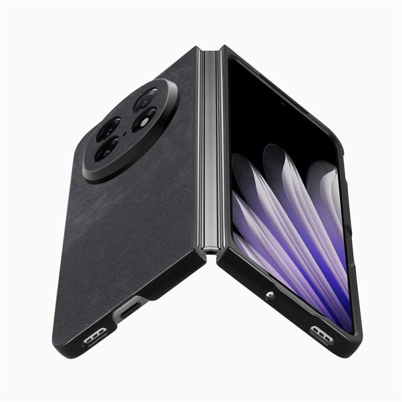 Κάλυμμα Oppo Find N5 Ρετρό Δέρμα Σιλικόνης