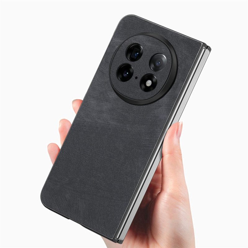 Κάλυμμα Oppo Find N5 Ρετρό Δέρμα Σιλικόνης