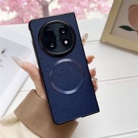 Κάλυμμα Oppo Find N5 Τεχνητό Δέρμα Συμβατό Με Magsafe