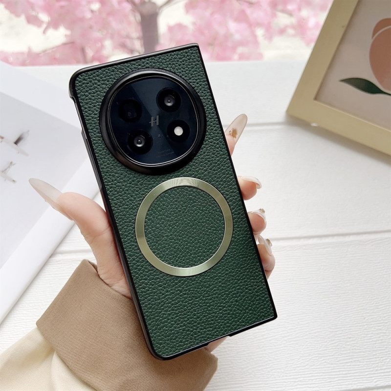 Κάλυμμα Oppo Find N5 Τεχνητό Δέρμα Συμβατό Με Magsafe